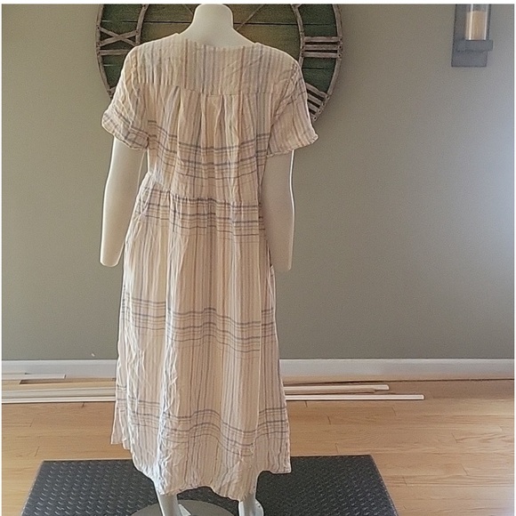 Madewell Clara linen blend midi dress - Picture 8 of 16
